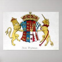 Wappen von Jane Seymour Plakat