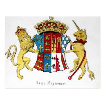 Wappen von Jane Seymour Postkarte