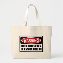 Warnende CHEMIE-LEHRER Tasche