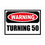 Warnende DREHENpostkarte 50