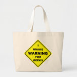 Warnende i-Bremse für Geeks-Taschen-Tasche