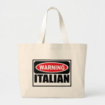 Warnende ITALIENISCHE Tasche