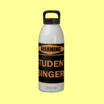 Warning! Student Singer! trinkflaschen