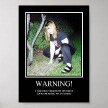 Warnung Plakate