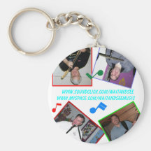 WARTEN Sie UND SEHEN Sie 2007 "Website" Keychain Schlüsselanhänger