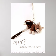 Warum? Weil es eine Katze ist? Poster