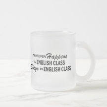Was auch immer geschieht - englische Klasse Kaffee Haferl
