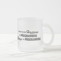 Was auch immer geschieht - Programmierung Tee Tassen
