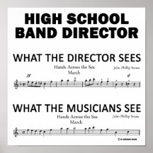 Was das Highschool Band sieht Posterdrucke