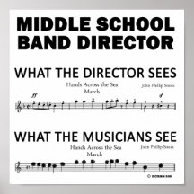Was das Sekundarschule-Band sieht Plakatdrucke