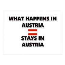Was in ÖSTERREICH-Aufenthalten dort geschieht Postkarte