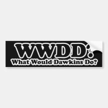 Was würde Dawkins tun? Auto Sticker