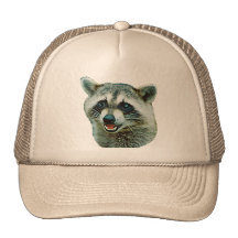 Waschbär-Bild-Hut Trucker Caps
