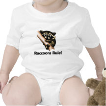 Waschbär-Regel! Baby Strampler