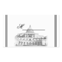 Washington DC Destination Wedding Place Card Business Card Templates