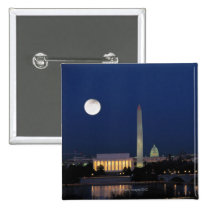 Washington DC nachts buttons