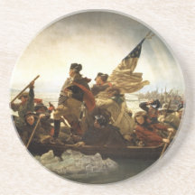 Washington, welches das Delaware - 1851 kreuzt Bierdeckel
