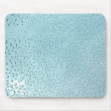Wasser auf Glas auch Mousepad