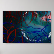 Wasser aufgezeichnet posterdruck