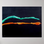 Wasser + Feuer Plakatdruck