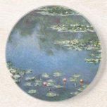 Wasser-Lilien, Monet, Vintage Impressionismus-Blum Untersatz