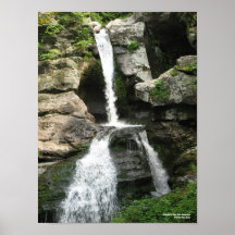 Wasserfall an Kent-Fällen, Connecticut - Druck Posterdruck