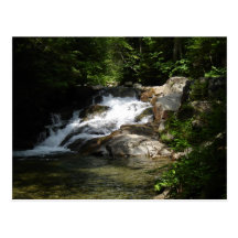 Wasserfall auf dem Pemigewasset Postkarte