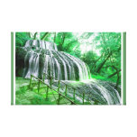 Wasserfall ausgedehnter Leinwand-Druck Leinwanddrucke