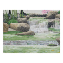Wasserfall, Hiraizumi Postkarte