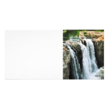 Wasserfall Paterson NJ Photokartenvorlage