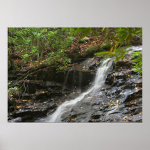 Wasserfall-Plakat