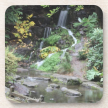 Wasserfall und Teich-Korken-Untersetzer