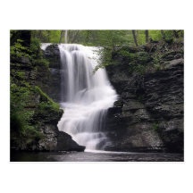 Wasserfallpostkarte