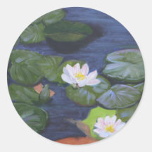 Wasserlilien Aufkleber