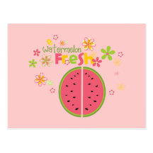 Wassermelone-Wassermelone-Frucht-süße Gesundheit f Postkarten