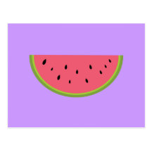 Wassermelone-Wassermelone-Frucht-süßes Gesundheits Postkarten