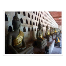 wat Si Saket buddhas Postkarte