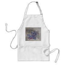 Watercolor-BlaubeerSchürze - cricketdiane Kunst