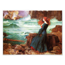 Waterhouse Miranda der Sturm-Druck Foto
