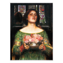 Waterhouse-Versammlungs-YE-Rosenknospe-Druck Fotografien