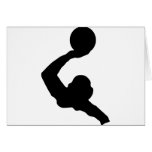 waterpolo grußkarte