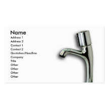 WaterTap Visitenkarten Vorlage