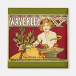 Waverley fährt - Kunst Nouveau - Alphonse Mucha ra Kühlschrankmagnete