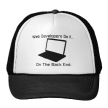 Web-Entwickler tun es… am hinteren Ende Retromützen