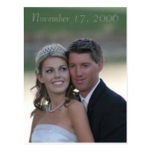 wedding, am 17. November 2006 Postkarte