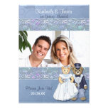 Wedding Braut-und Bräutigam-Teddybären Ankündigung