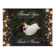 Wedding danke Fotopostkarten,