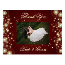 Wedding danke Fotopostkarten,