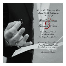 Wedding Eheringe+Einladung