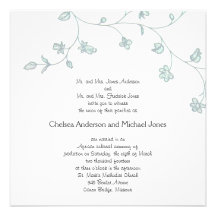 WEDDING Einladung 5 x 5
